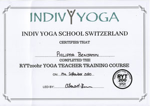 Yoga Certificate